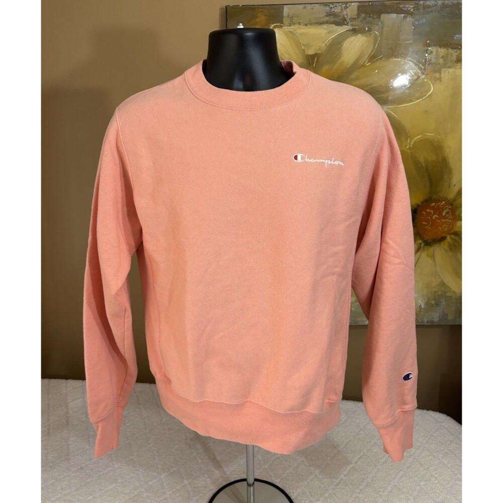 Vintage Champion Reverse Weave Peach/pink Color Sweatshirt Men’s Size Small